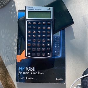 HP 10bii financial calculator